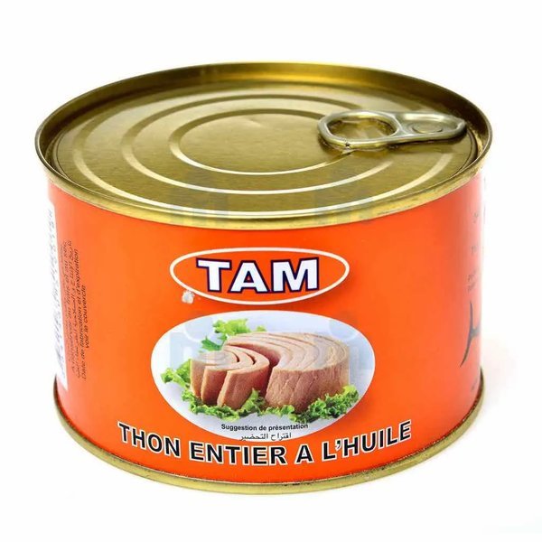 Thon entier à l'huile végétale 400g  - TAM