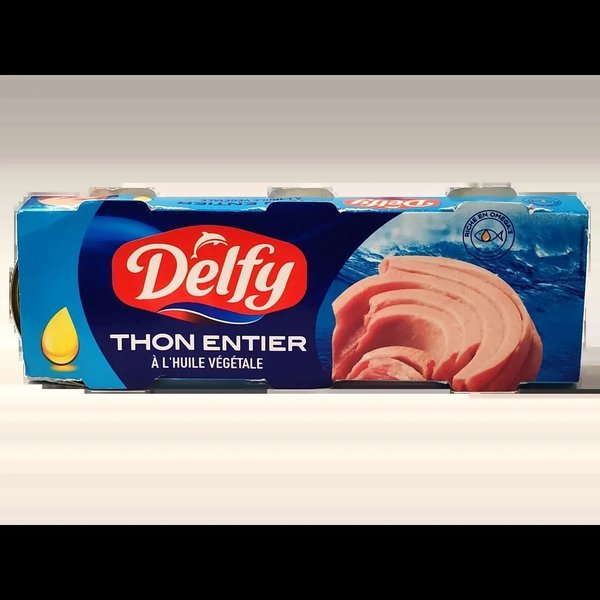 Thon entier à l'huile végétale 3x85g - DELFY