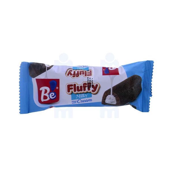 Cake au cacao fourré crème lait Fluffy 45g - BE