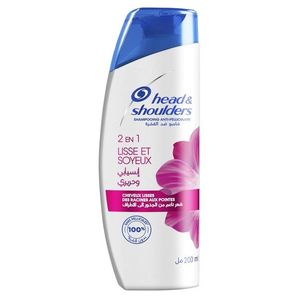 Shampoing lisse et soyeux 200ml - HEAD &SHOULDERS