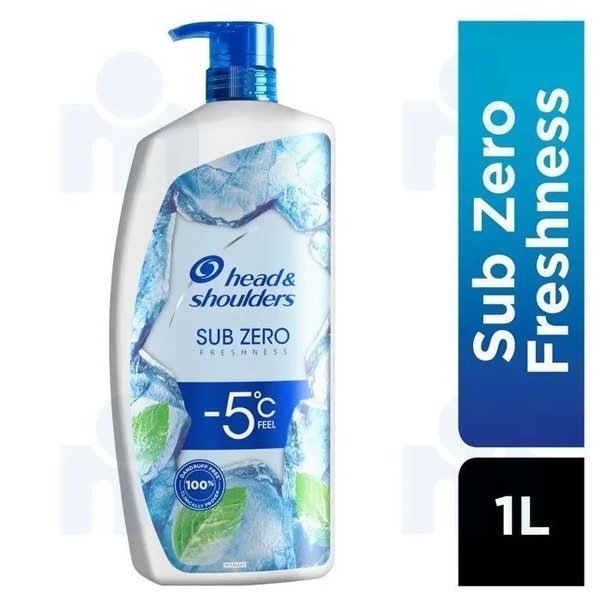 Shampoing antipelliculaire fraîcheur sub-zero 1L - HEAD & SHOULDERS