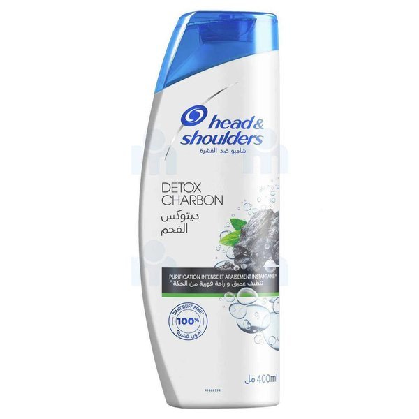 Shampoing Detox Charbon 400ml - HEAD & SHOULDERS