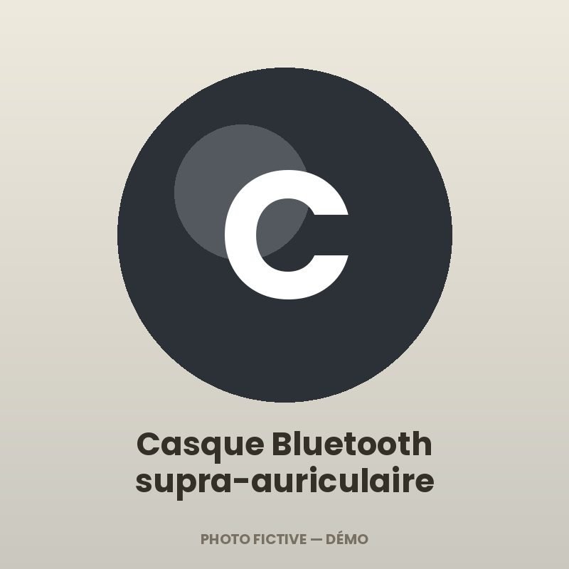 Casque Bluetooth supra-auriculaire
