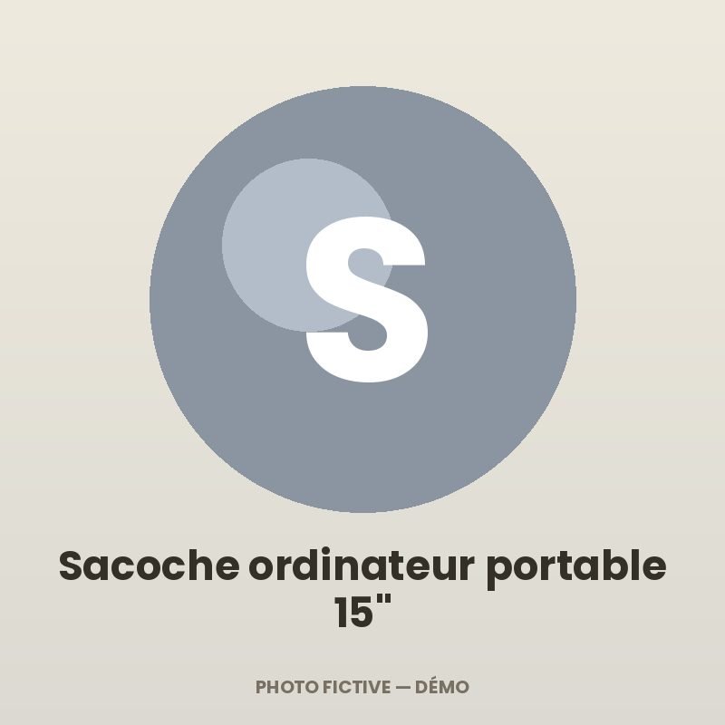 Sacoche ordinateur portable 15"