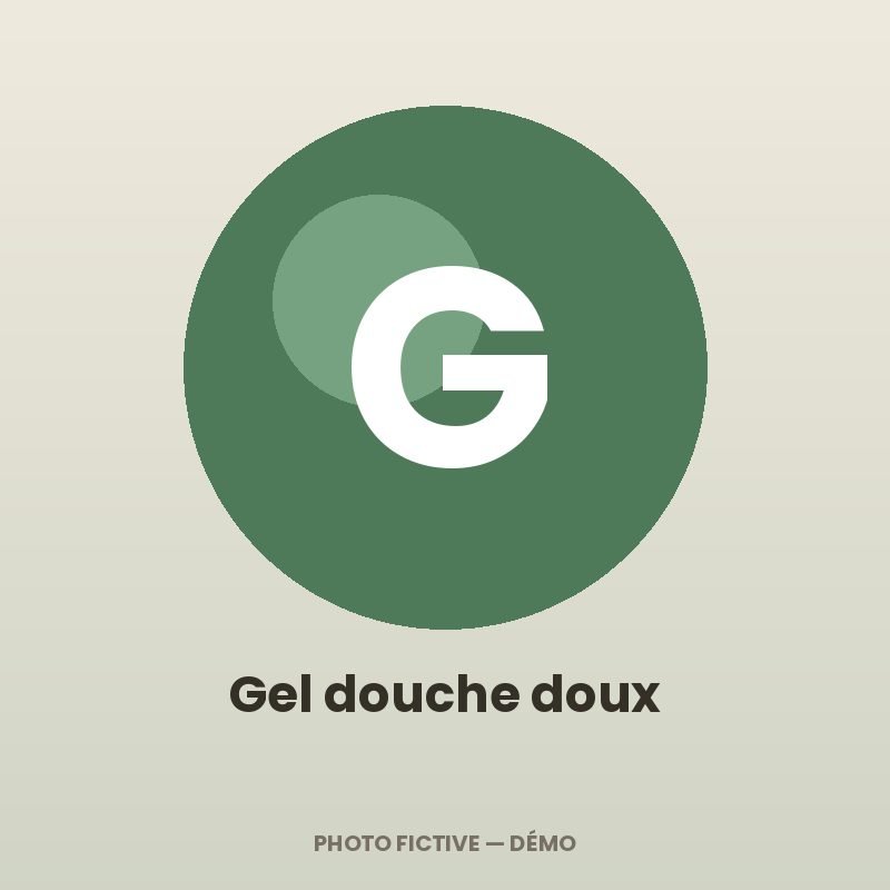 Gel douche doux