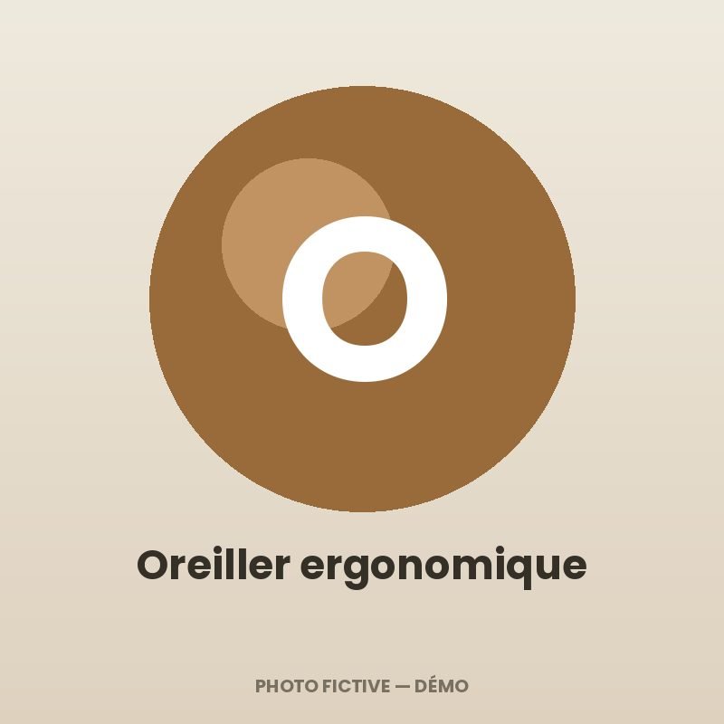 Oreiller ergonomique