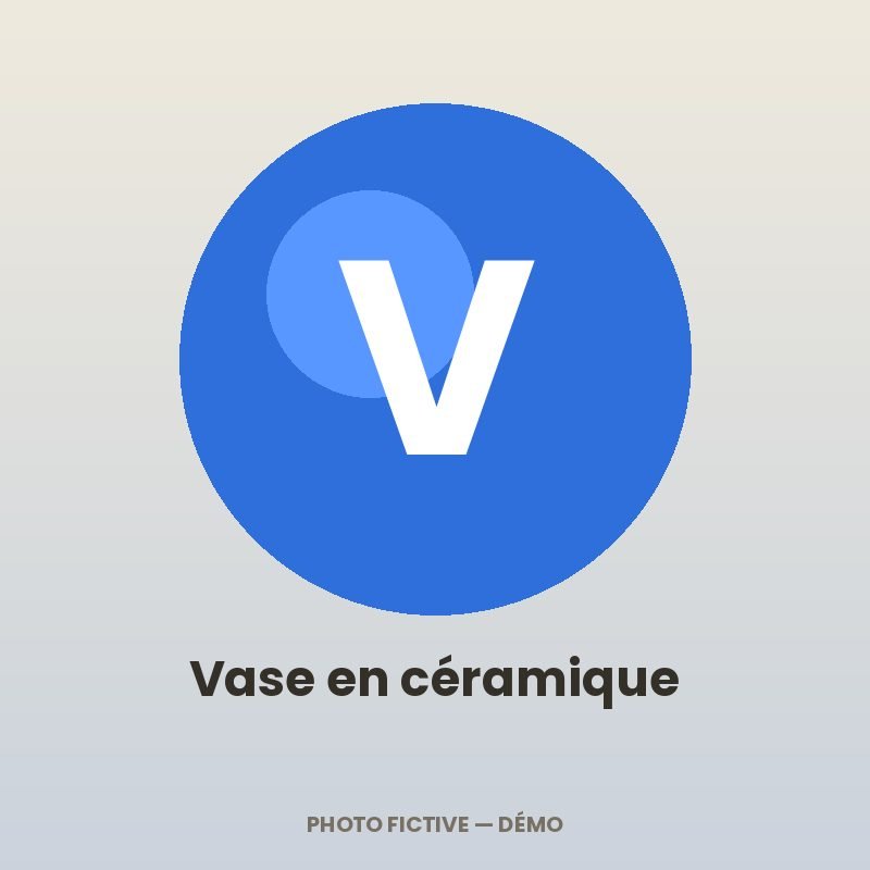 Vase en céramique
